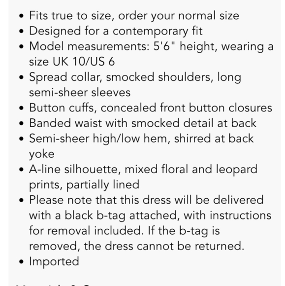 All Saints Liza Asa Hi/Lo Dress Size 6 - Picture 13 of 13